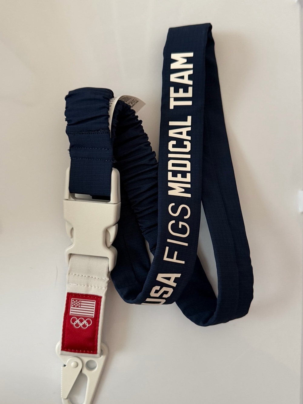 Figs Navy TEAM USA Medical Team lanyard